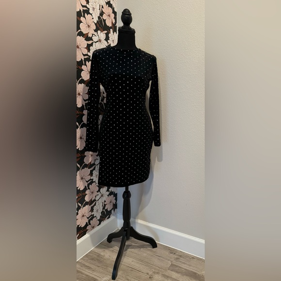 H&M Long-sleeved Bodycon Dress Size M - Picture 3 of 11